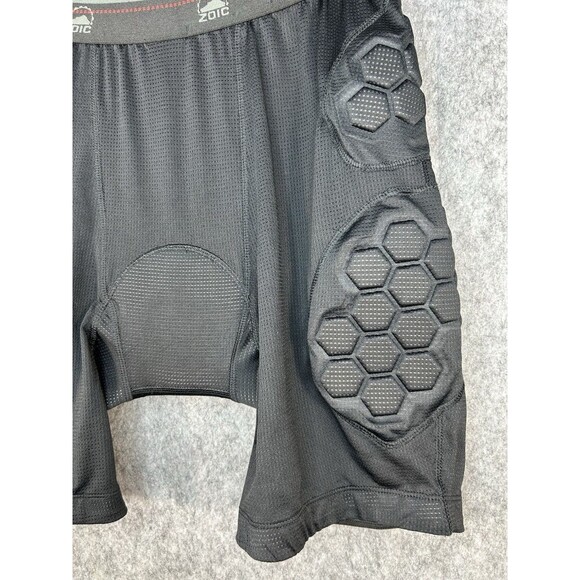 Zoic Cycling MTB Shorts Men's XL Black Stretch Padded Compression Pockets - Picture 2 of 6